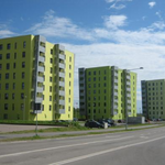 Gyvenamieji daugiabučiai namai Luha gatvėje, Tartu mieste.